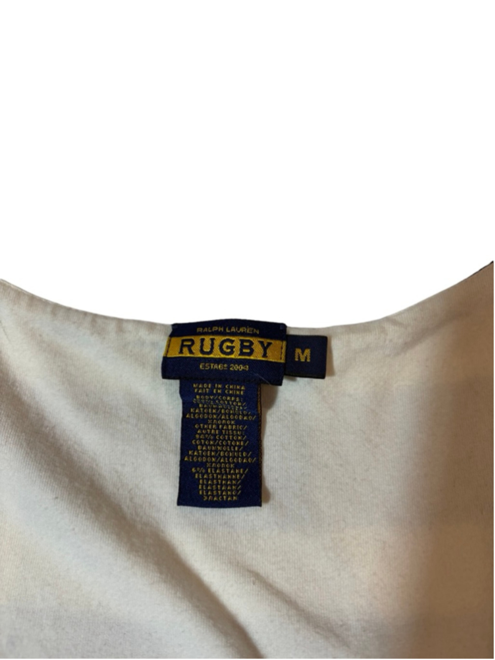 Ralph Lauren Rugby Striped Fit Flare Dress Navy White Preppy Skater Medium - Picture 2 of 7